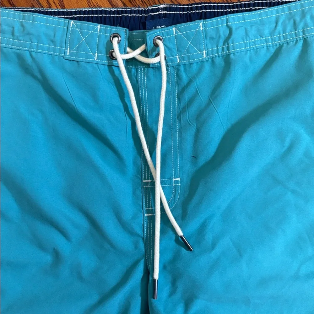 George Aqua Blue Swim Trunks with Drawstring Waist Size: Large NWOT - Picture 2 of 4